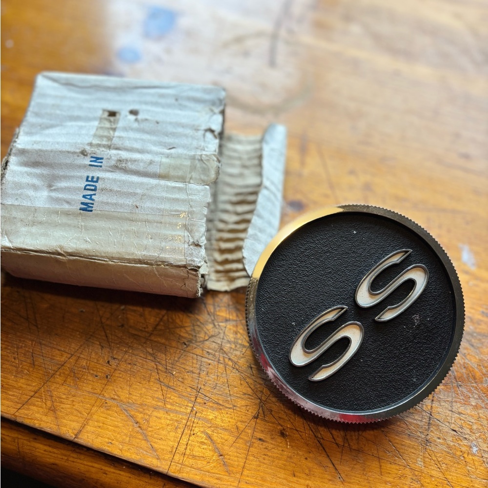 Vintage 1967 to 1968 Chevy Camaro gasoline cap